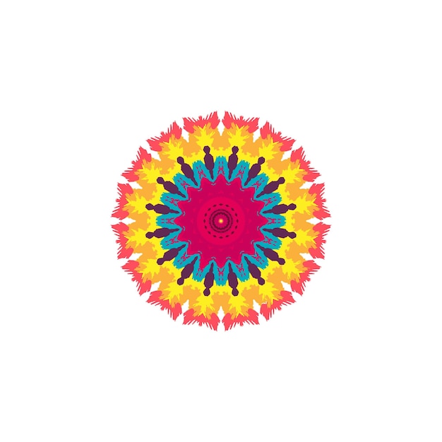 Mandala vector design kunst caleidoscoop