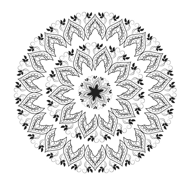 Mandala vector design templete