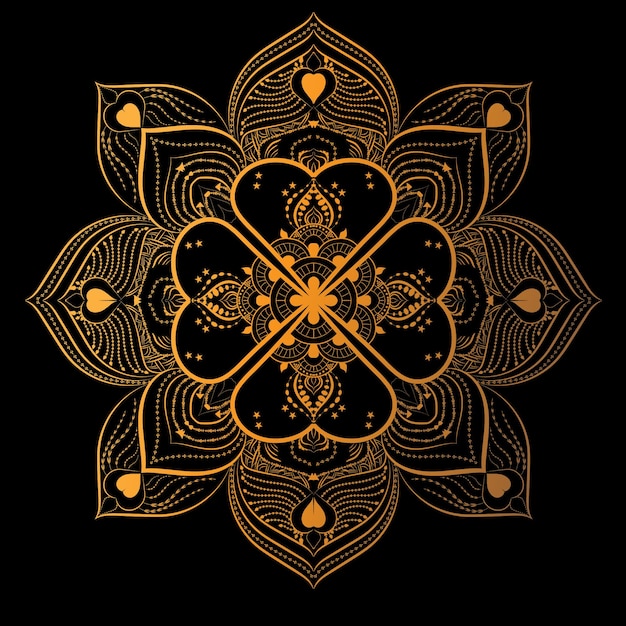 Mandala vector design templete