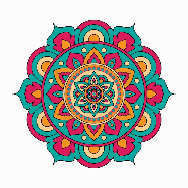 Disegno vettoriale mandala