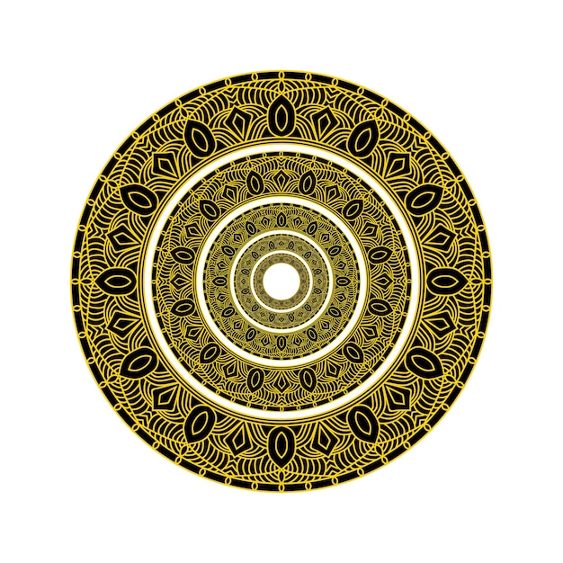 Immagine del modello dell'icona di vettore della mandala