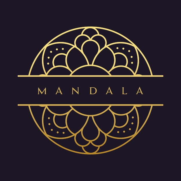 Mandala-vector logo/icon illustration