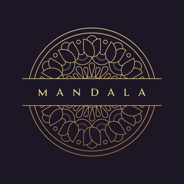 Mandala-vector logo/icon illustration