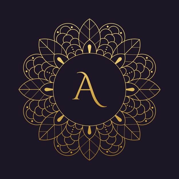 Mandala-vector logo / pictogram illustratie