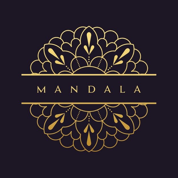 Mandala-vector logo / pictogram illustratie