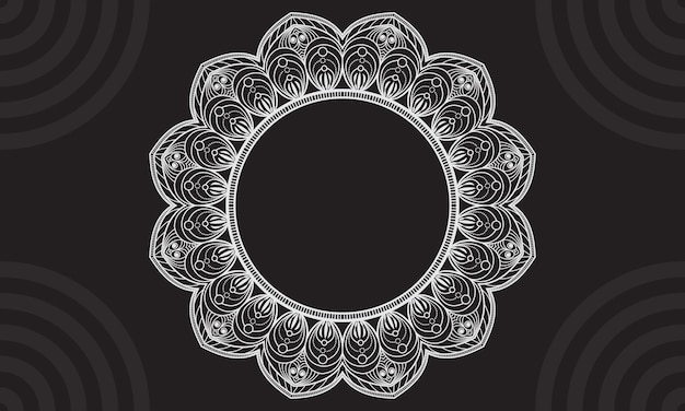 Mandala disegno della mandala di vettore