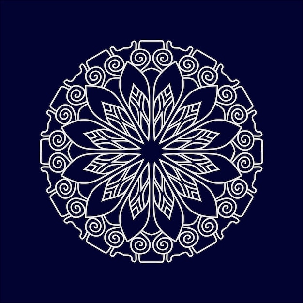 Mandala vector pattern design background