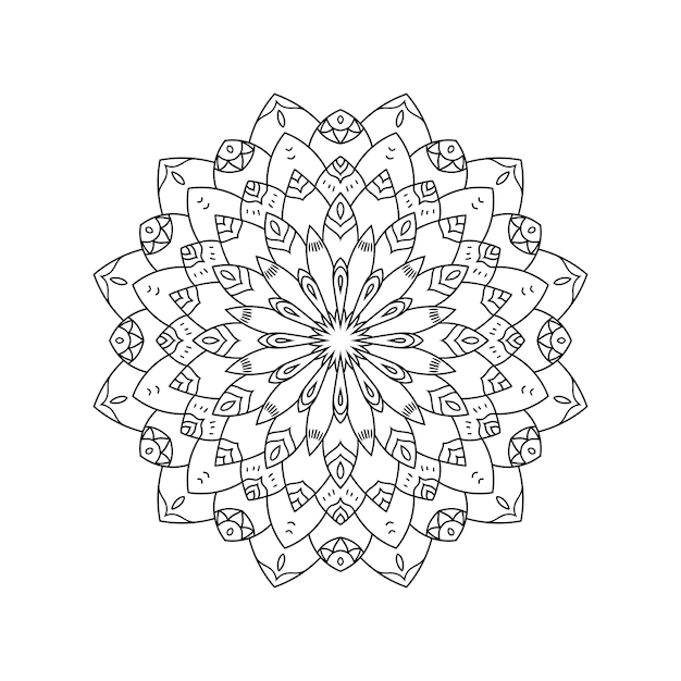 Mandala vector print Ethnic pattern