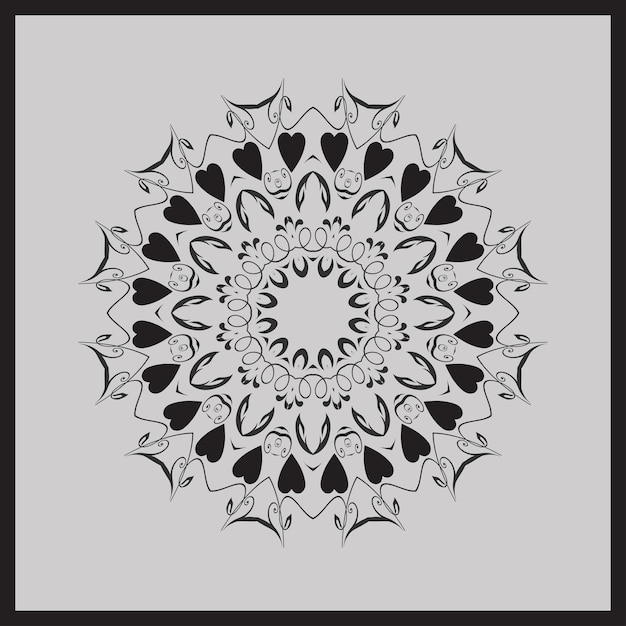 Mandala vector with beautiful color