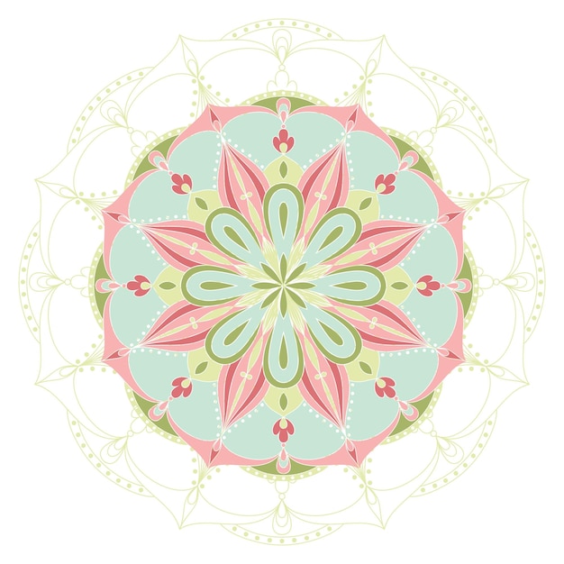 Mandala vectorillustratie