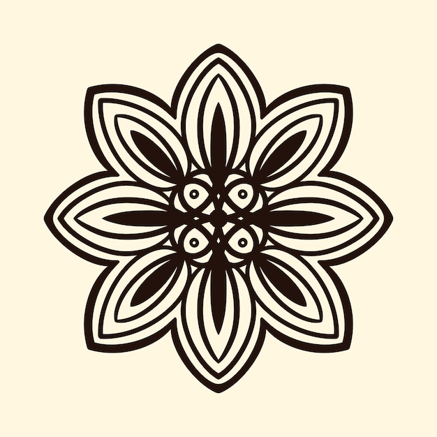 Mandala vectorillustratie