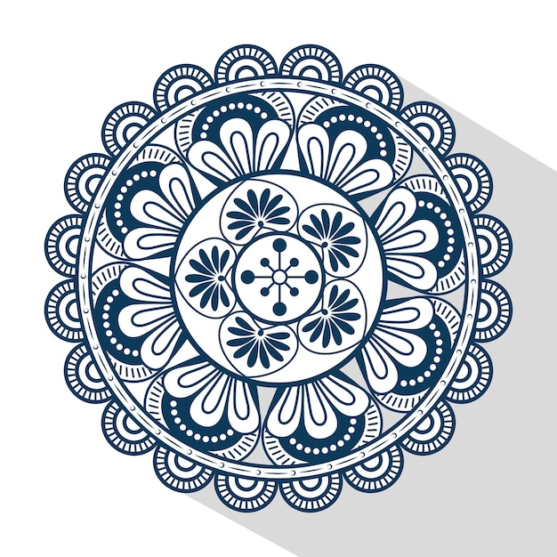 Mandala Vintage decoratieve elementen Oosters patroon vector illustratie grafisch ontwerp