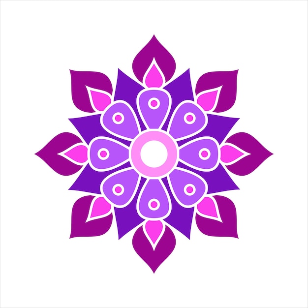 Mandala Wedding Ornament Vector Design