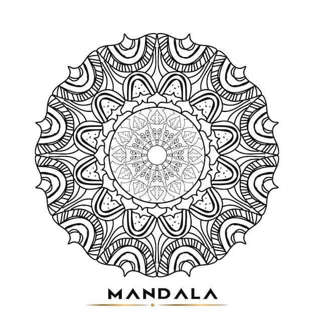 A mandala with the word mandala on it