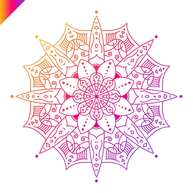 Vector mandala