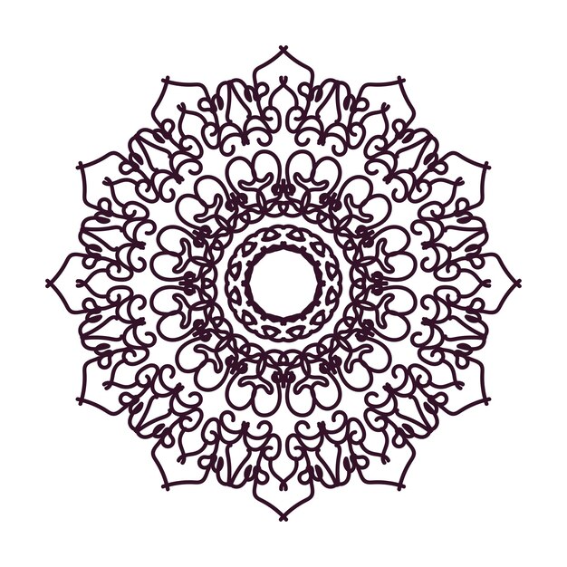 Mandalas for coloring book Decorative round ornaments