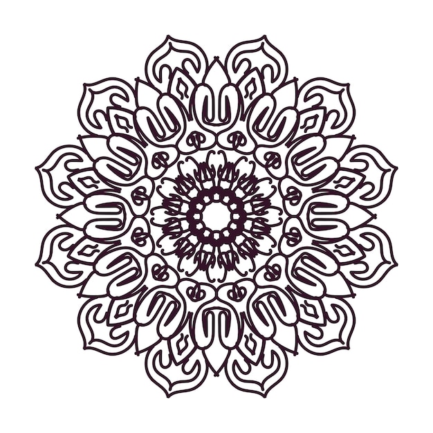 Mandalas for coloring book Decorative round ornaments