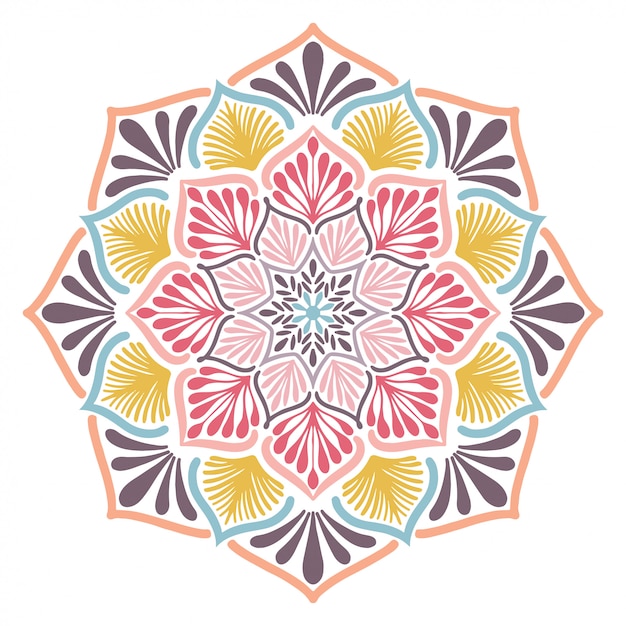 Mandalas coloring book, oriental therapy, yoga logos vector.