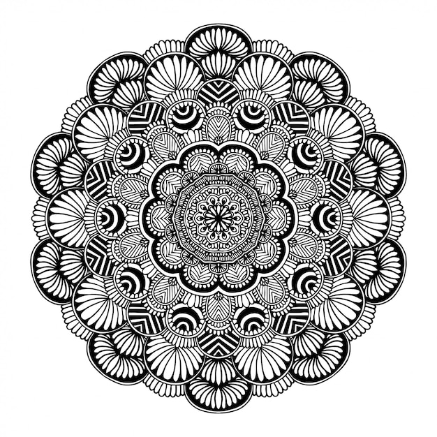 Libro da colorare mandala