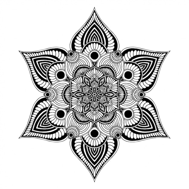 Vector mandalas coloring book