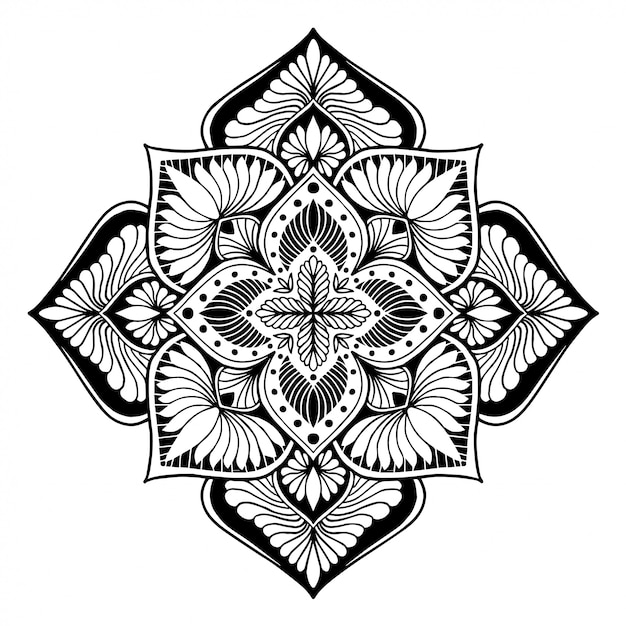 Vector mandalas coloring book.