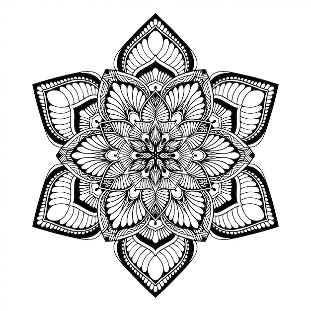 Vector mandalas coloring book