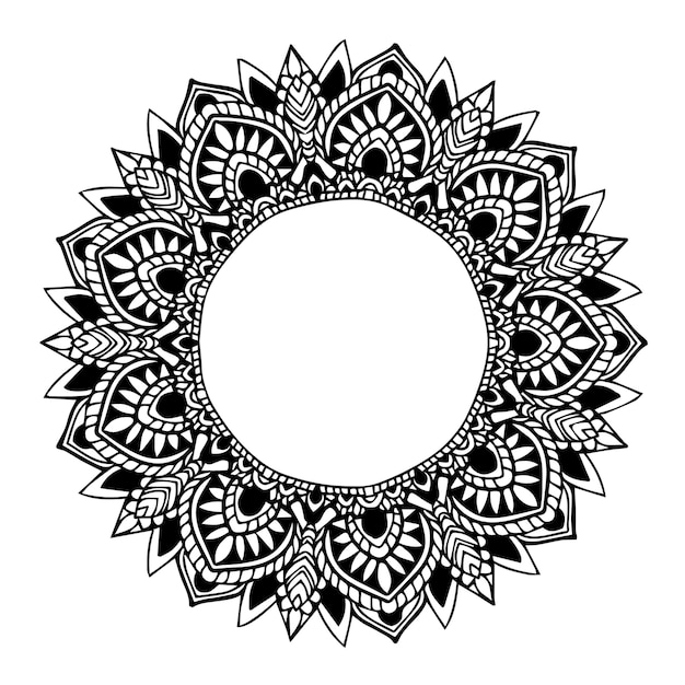 Vector mandalas coloring book