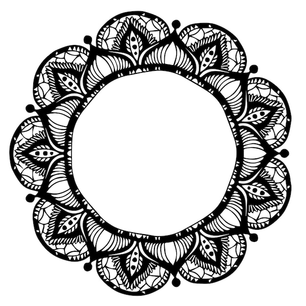 Вектор Книжная шкатулка mandalas