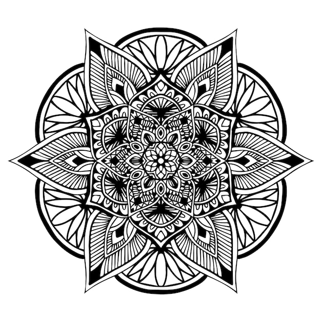 Vector mandalas coloring book