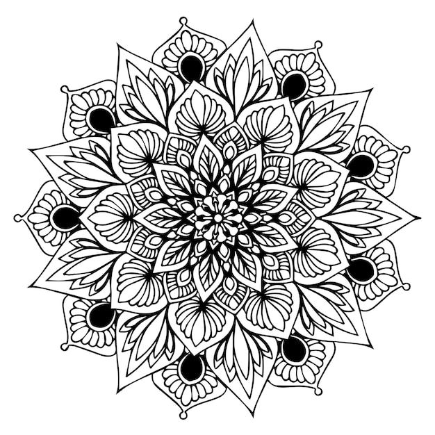 Mandalas coloring book