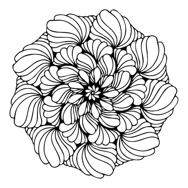 Vector mandalas coloring book