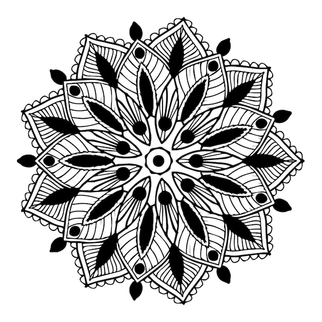 Вектор Книжная шкатулка mandalas