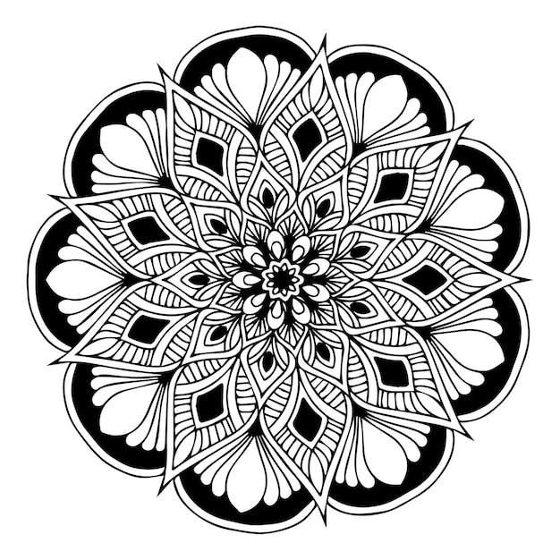 Premium Vector | Mandalas coloring book