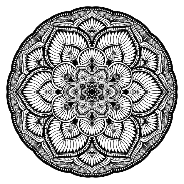 Libro da colorare mandala