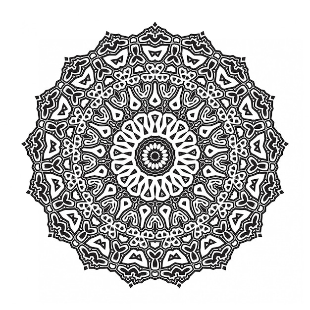 Libro da colorare mandala