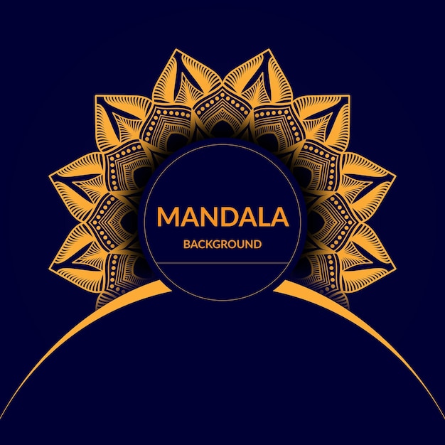 Mandela achtergrond afbeelding luxe mandala ontwerp