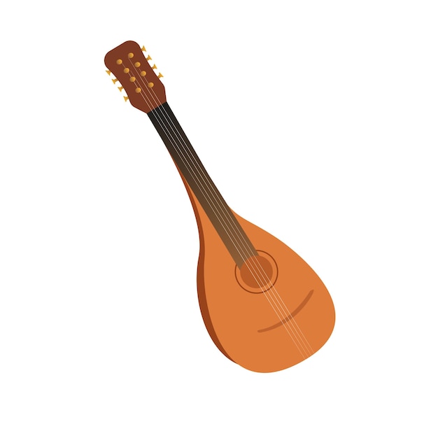 Вектор Мандола — струнно-щипковый музыкальный инструмент. мандолина тенор, мандолина альт, мандолина альт,