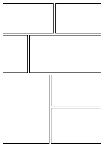 Free Vectors  Manga manuscript paper guide A4