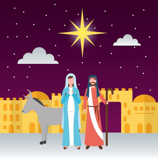 Vector manger epiphany christmas