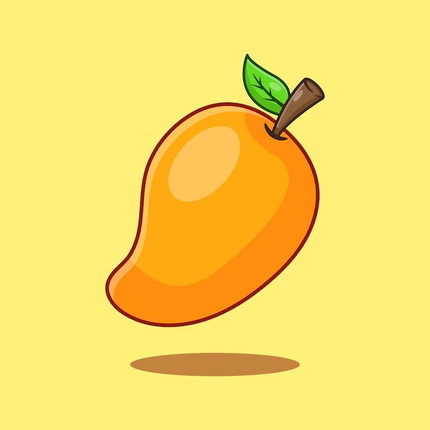 Mango cartoon vectorillustratie