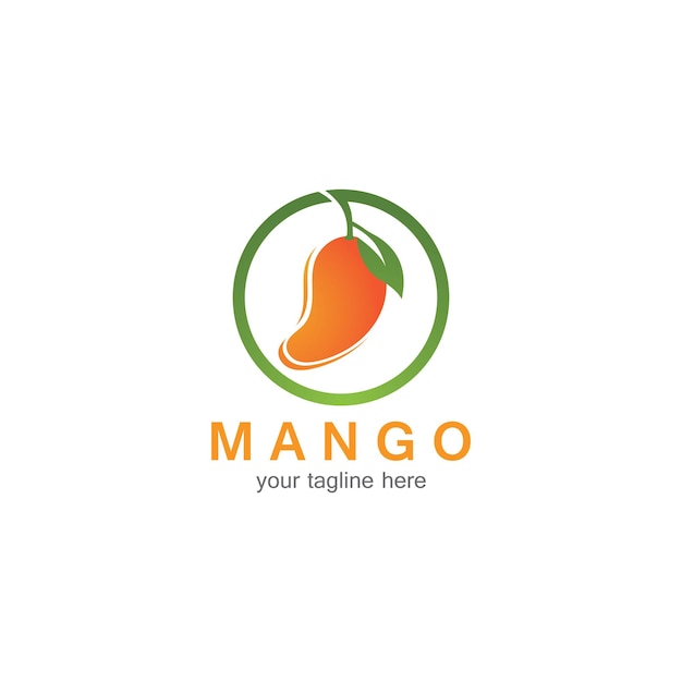 Логотип плода манго