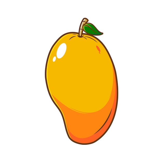 Mango Fruit Vector Illustratie Ontwerp