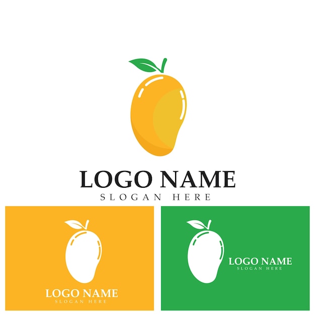 Mango icon vector illustration design template