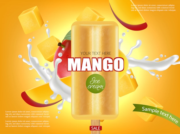 Mango-ijs splash banner