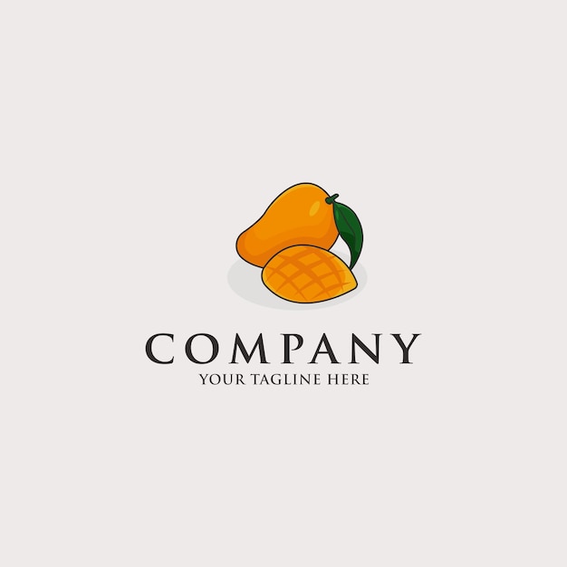 mango logo ontwerp vectorafbeeldingen