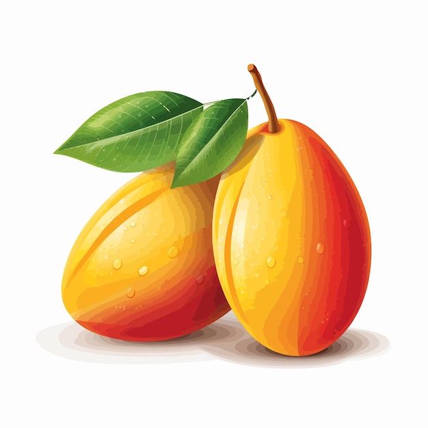 Mango mangoes fruit isolated vector