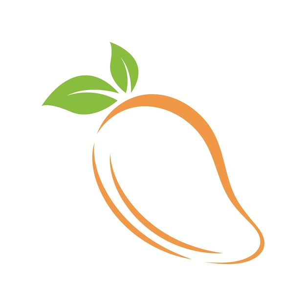 Mango pictogram logo ontwerp