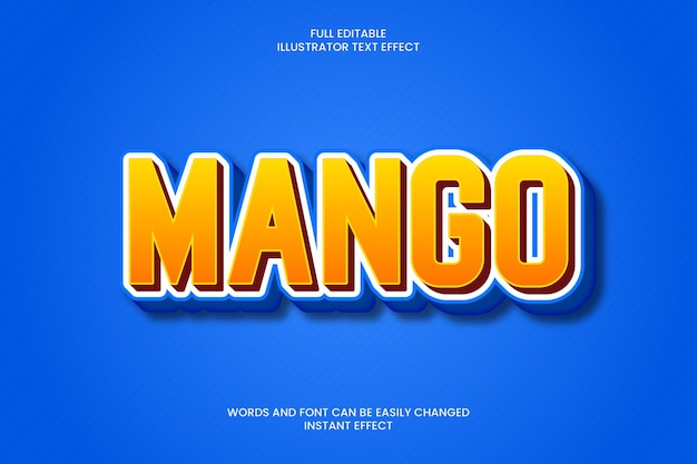 Mango Text Effect