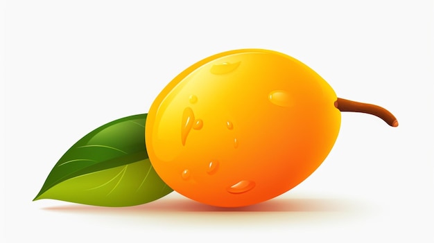 Vector mango vector on a white background