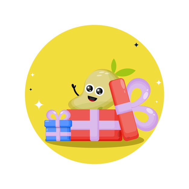 Mango verjaardagscadeau schattig karakter mascotte